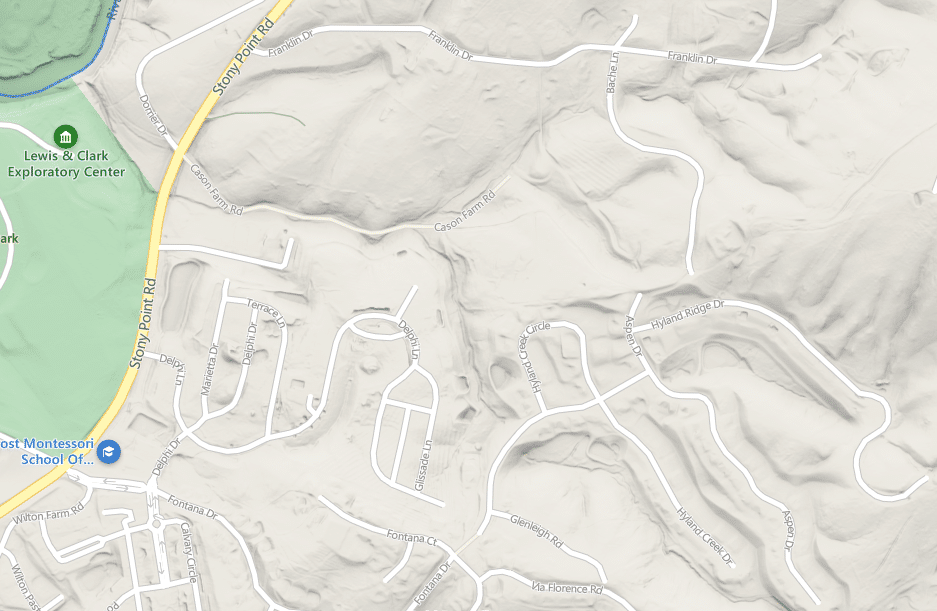 hyland ridge charlottesville map