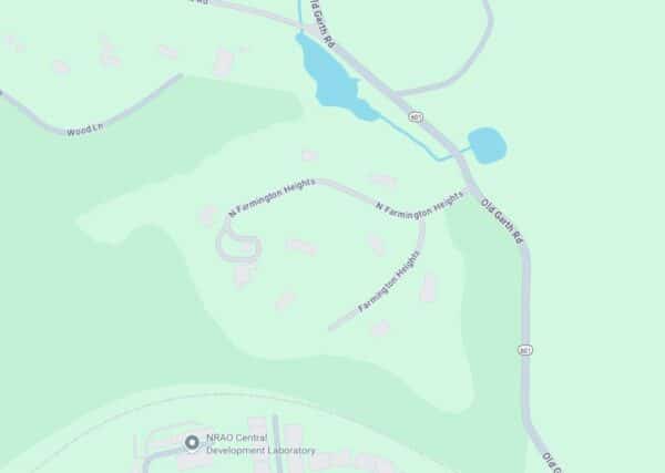 farmington heights charlottesville va map