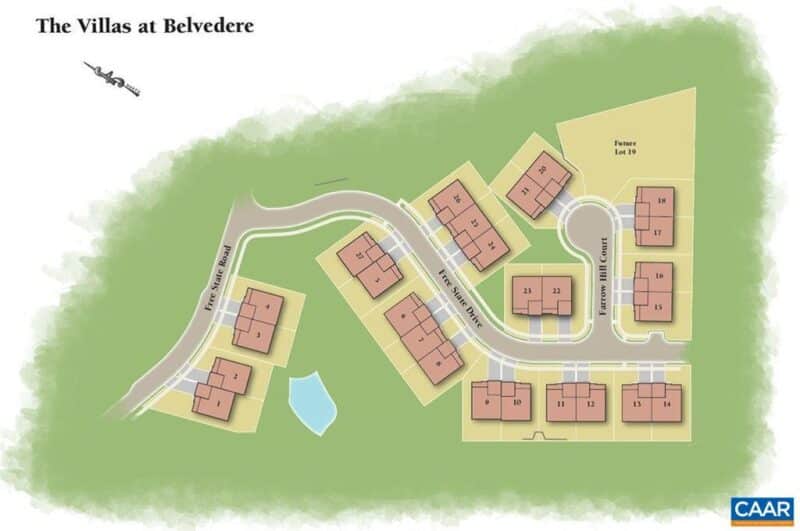 belvedere charlottesville villas for sale