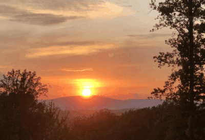 the pros & cons of pantops - Pantops Blue Ridge sunset
