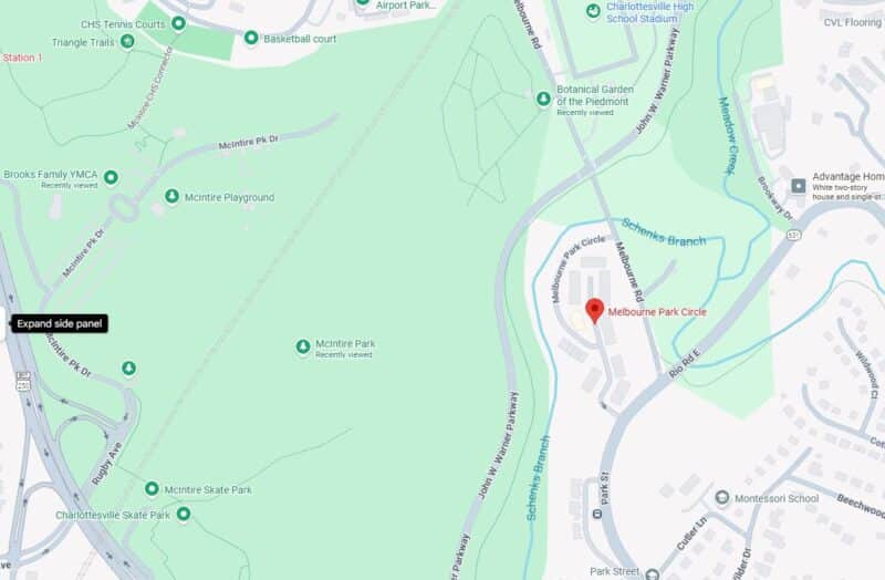 melbourne park condos map